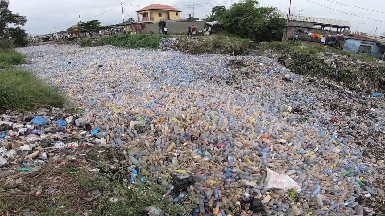 Les rivières de plastique de Kinshasa Mer Océan